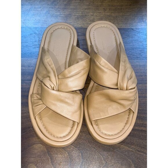 Everlane The Day Twist Sandals in Desert Tan 6.5 New Womens - Picture 6 of 11
